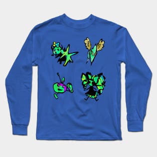 SLIMEOIDS: Feral Fucks Pack Long Sleeve T-Shirt